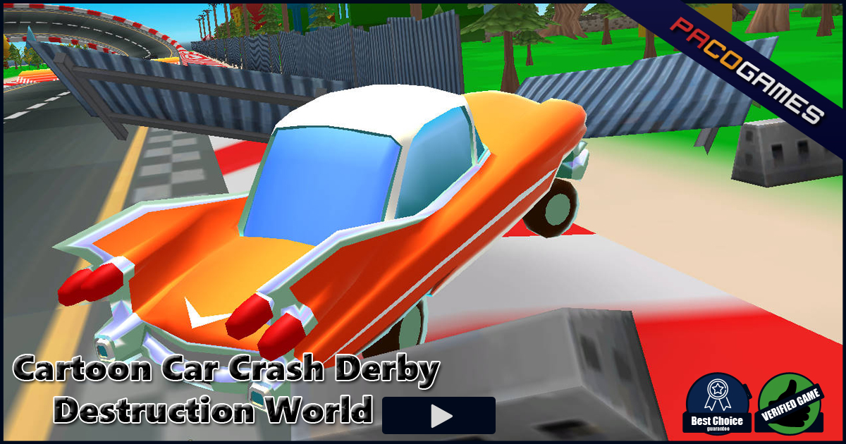 Cartoon Car Crash Derby Destruction World