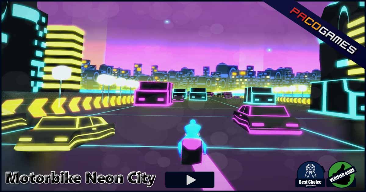 Motorbike Neon City